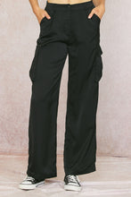 Load image into Gallery viewer, Rome Satin Cargo Pants