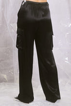 Load image into Gallery viewer, Rome Satin Cargo Pants
