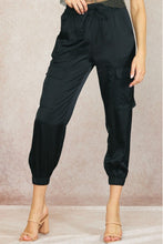 Load image into Gallery viewer, Frankie Satin Cargo Pants