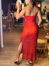 Load image into Gallery viewer, France Crochet Maxi Dress