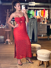 Load image into Gallery viewer, France Crochet Maxi Dress