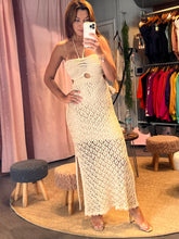 Load image into Gallery viewer, France Crochet Maxi Dress