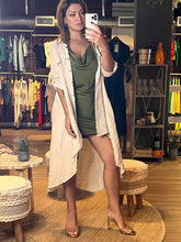 Load image into Gallery viewer, Leslie High Low Linen Cover Up
