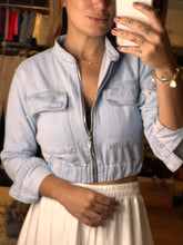 Load image into Gallery viewer, Nilopolis Light Wash Jean Jacket