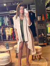 Load image into Gallery viewer, Leslie High Low Linen Cover Up