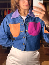 Load image into Gallery viewer, Cuba Colorful Jean Jacket