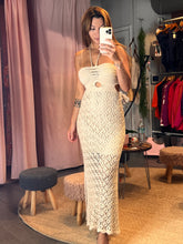 Load image into Gallery viewer, France Crochet Maxi Dress