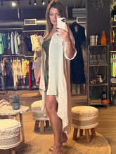 Load image into Gallery viewer, Leslie High Low Linen Cover Up