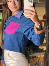 Load image into Gallery viewer, Cuba Colorful Jean Jacket