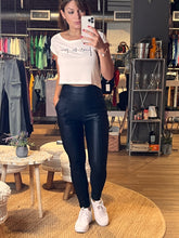 Load image into Gallery viewer, Leka Shiny High-Waisted Pants