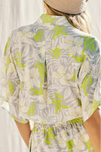 Load image into Gallery viewer, Rose Printed Cutout Back Romper