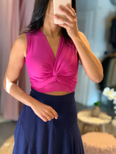 Load image into Gallery viewer, Rome Twist Sleeveless Crop Top