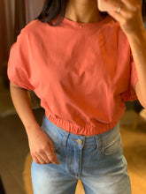 Load image into Gallery viewer, Solid Cotton Crop Short Sleeve