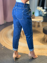 Load image into Gallery viewer, Mid-Waisted Button Fly Mom Jeans