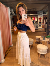 Load image into Gallery viewer, Cartagena Ruffle Crop Top