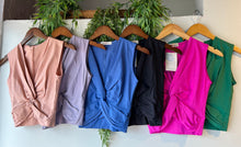 Load image into Gallery viewer, Rome Twist Sleeveless Crop Top