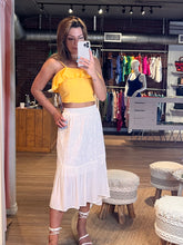 Load image into Gallery viewer, Cartagena Ruffle Crop Top