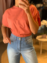 Load image into Gallery viewer, Solid Cotton Crop Short Sleeve
