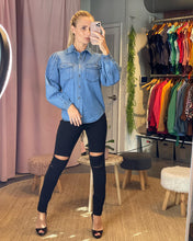 Load image into Gallery viewer, Zoe Light Long Sleeve Denim Shirt