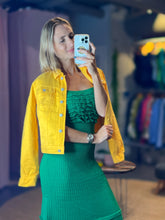 Load image into Gallery viewer, Xuxa Yellow Denim Jacket
