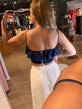 Load image into Gallery viewer, Cartagena Ruffle Crop Top