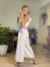 Load image into Gallery viewer, Elena Solid Color Linen Jumpsuit