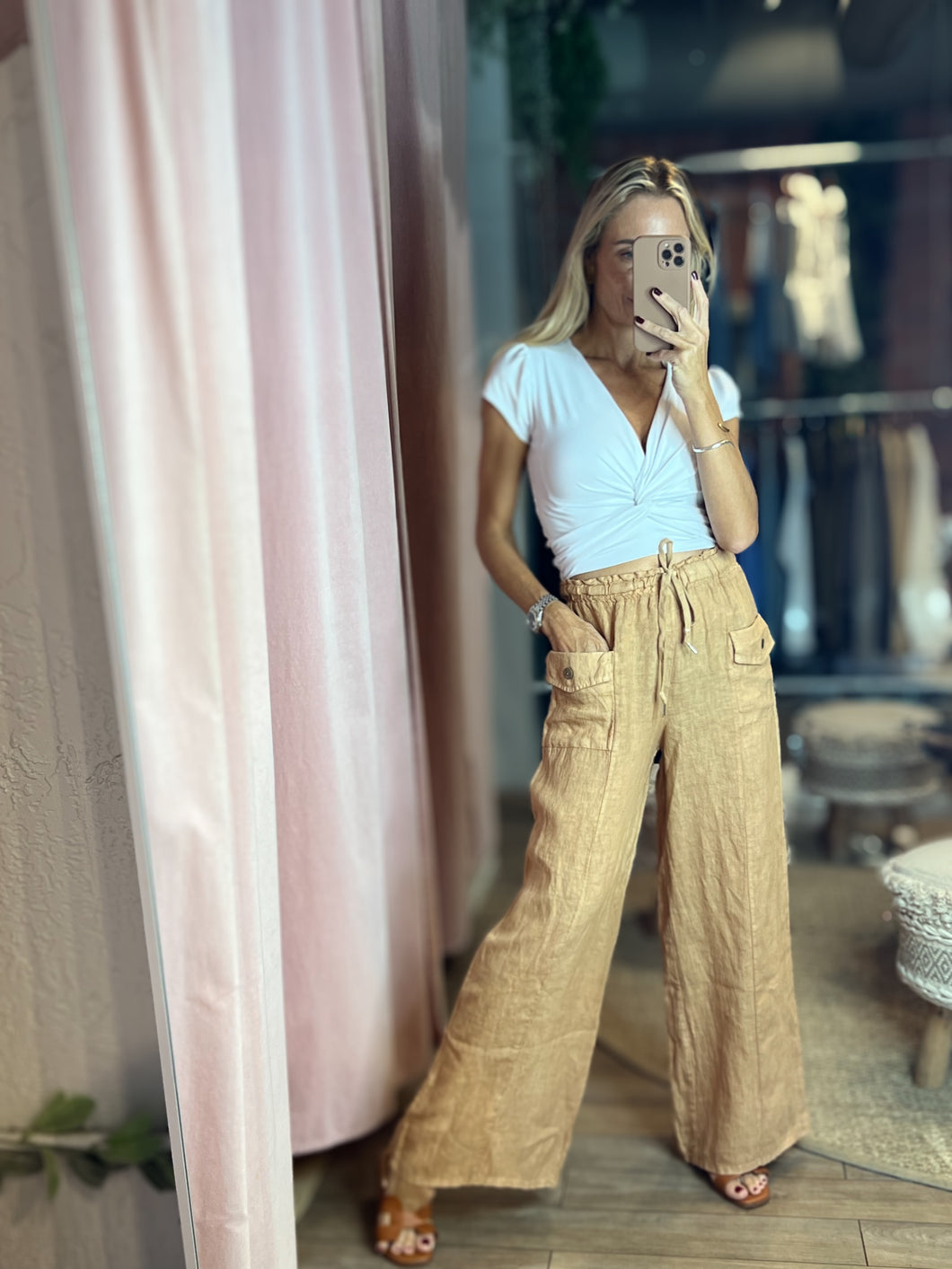 Yasmina  Linen Pants