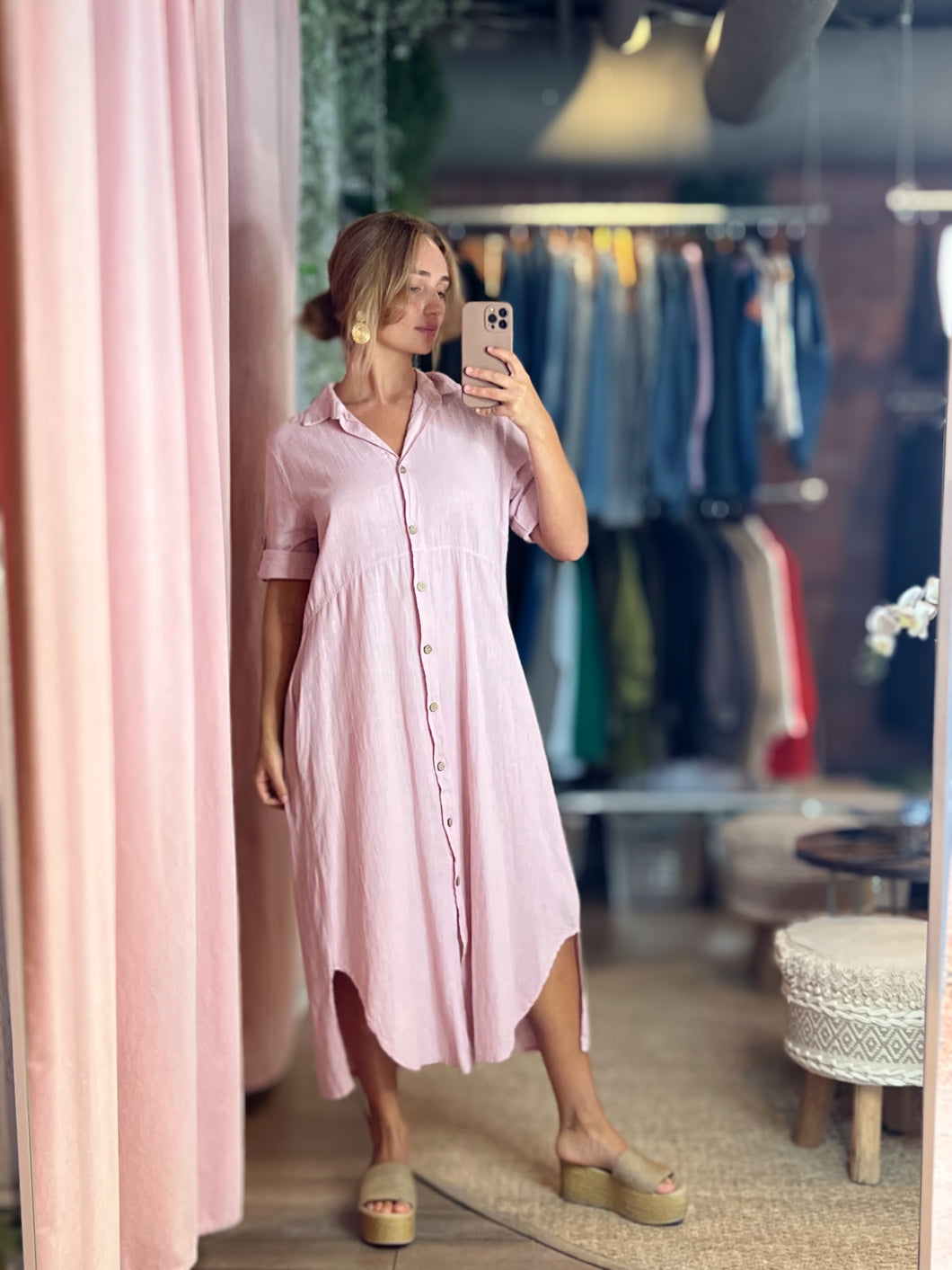 Harper Linen Dress