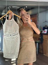 Load image into Gallery viewer, Antonia Mini Crochet Dress
