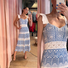Load image into Gallery viewer, Porcelana Crochet Dress
