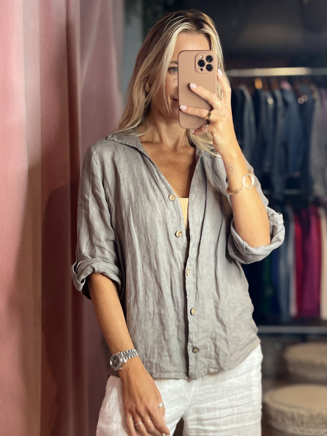 Melissa Linen Shirt