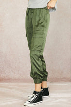 Load image into Gallery viewer, Frankie Satin Cargo Pants
