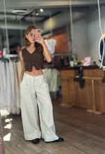 Load image into Gallery viewer, Fabi Wide Linen Pants

