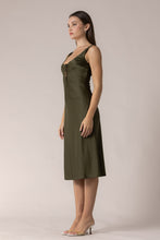 Load image into Gallery viewer, Terese Satin Midi Dress
