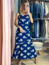 Load image into Gallery viewer, Briana Royal Blue Floral Set
