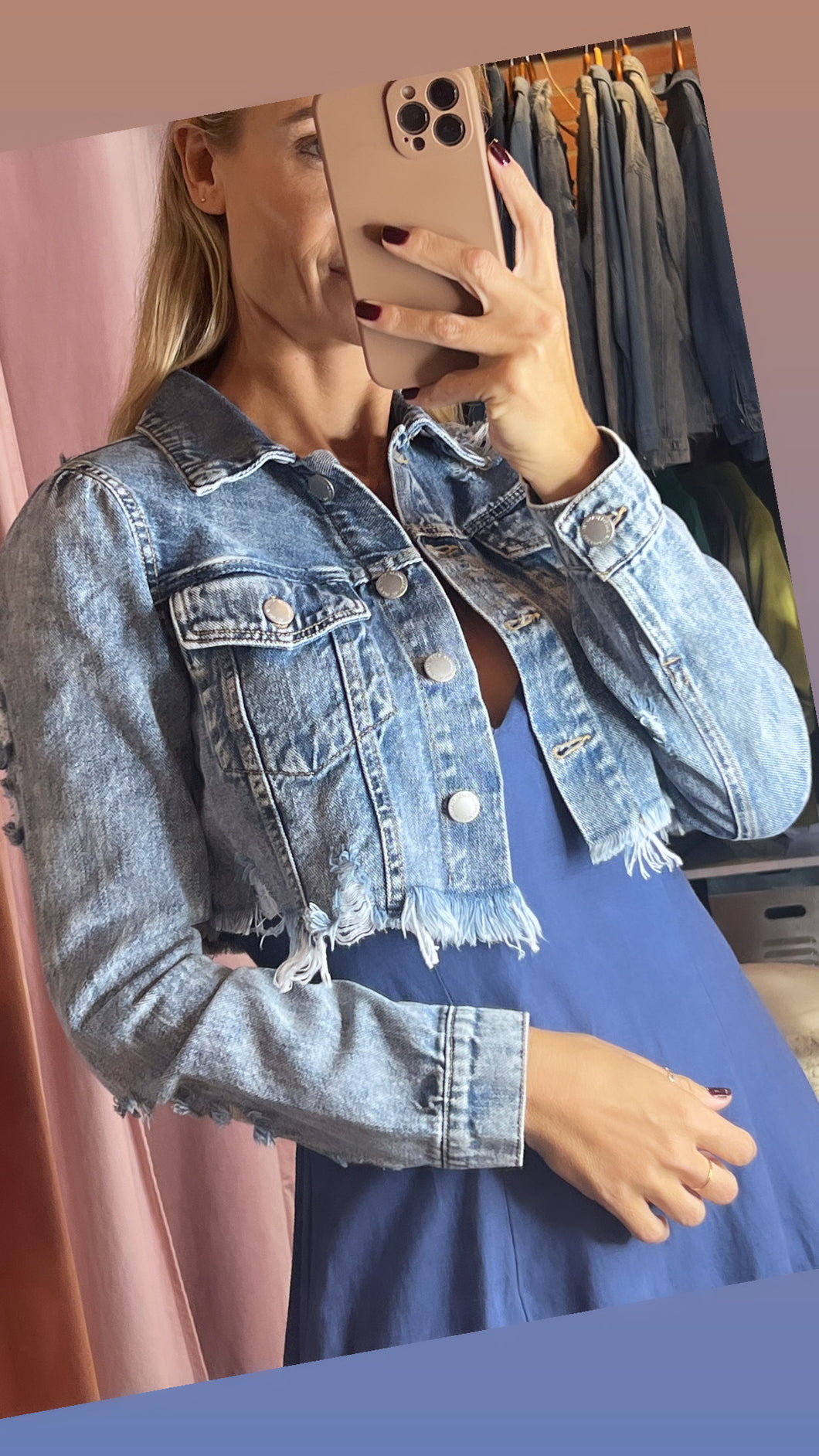 Linka Crop Jean Jacket