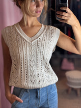 Load image into Gallery viewer, Honey Crochet Vest
