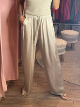 Load image into Gallery viewer, Alexis Satin Wide Leg Pants
