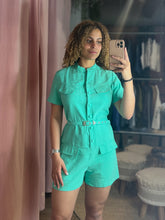 Load image into Gallery viewer, Valerie Pocketed Button Up Romper
