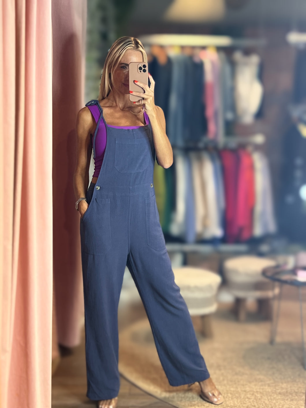 Georgia Linen Overalls