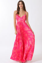 Load image into Gallery viewer, Adri Pleated Fuchsia Dress
