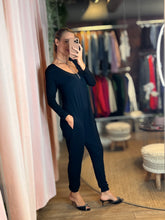 Load image into Gallery viewer, Boo Bear Lounge Romper
