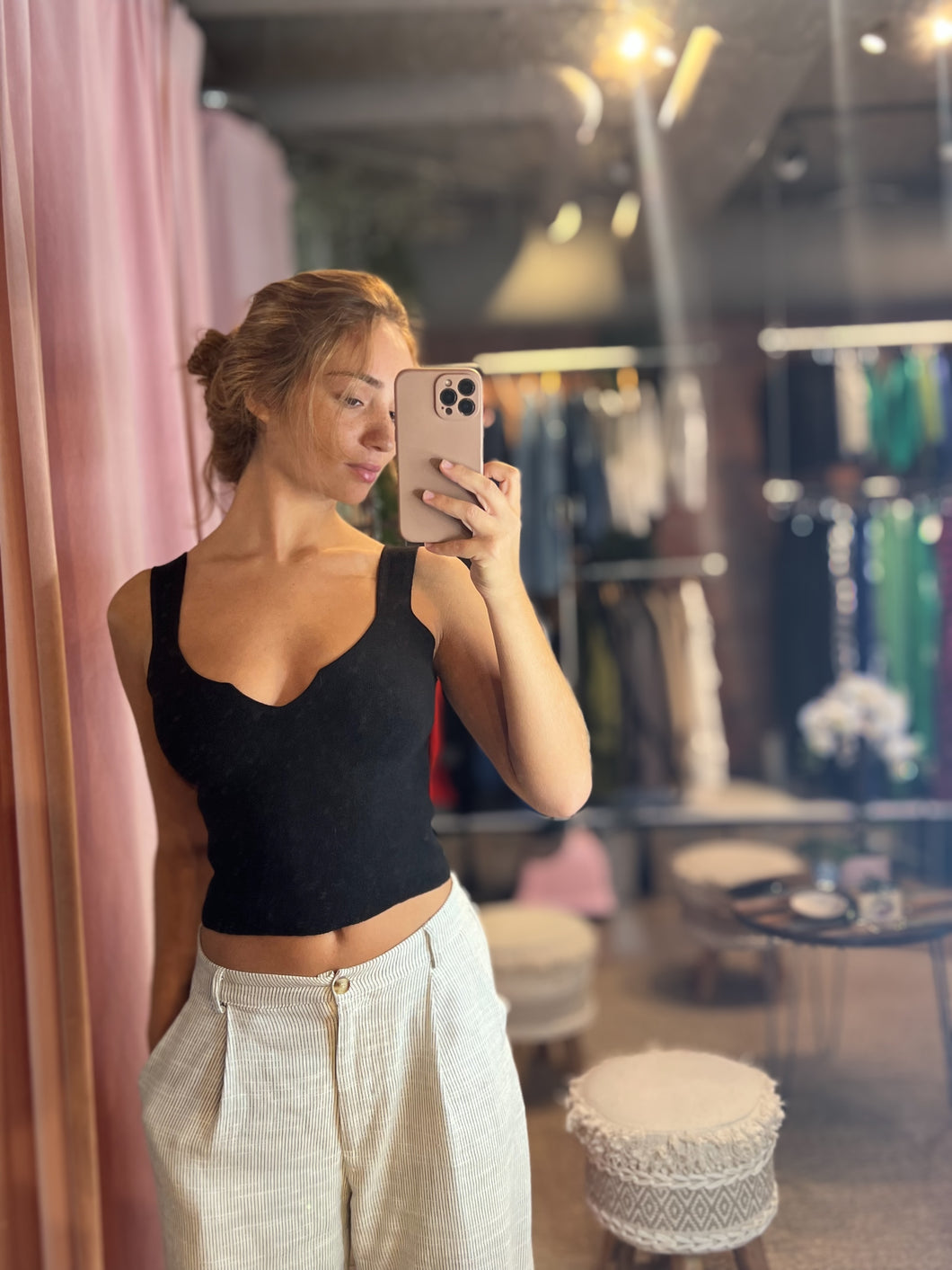 Beni Crochet Top