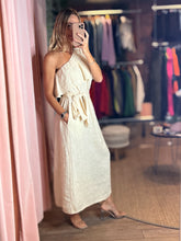 Load image into Gallery viewer, Arianna One Shoulder Linen Dress
