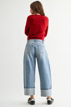 Load image into Gallery viewer, Potenza Cuffed Barrel Jeans
