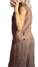 Load image into Gallery viewer, Versailles Rustic Linen Vest
