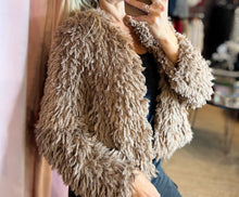 Load image into Gallery viewer, Nieve Long Sleeve Faux Fur Jacket
