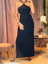 Load image into Gallery viewer, Nikki Black Crochet Dress
