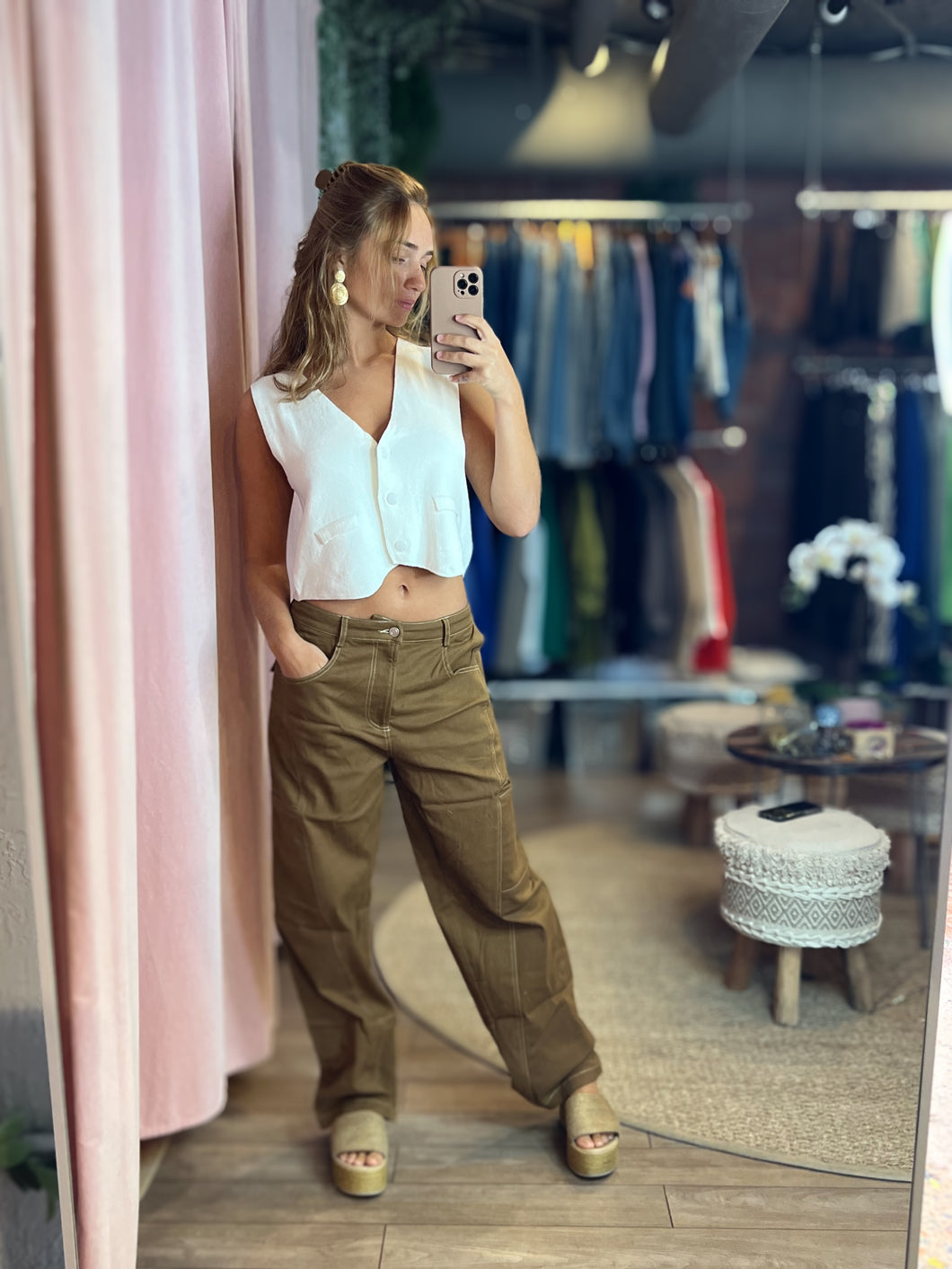 Janice Chic Cargo Pants