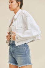 Load image into Gallery viewer, Modesto Cropped Jean Jacket
